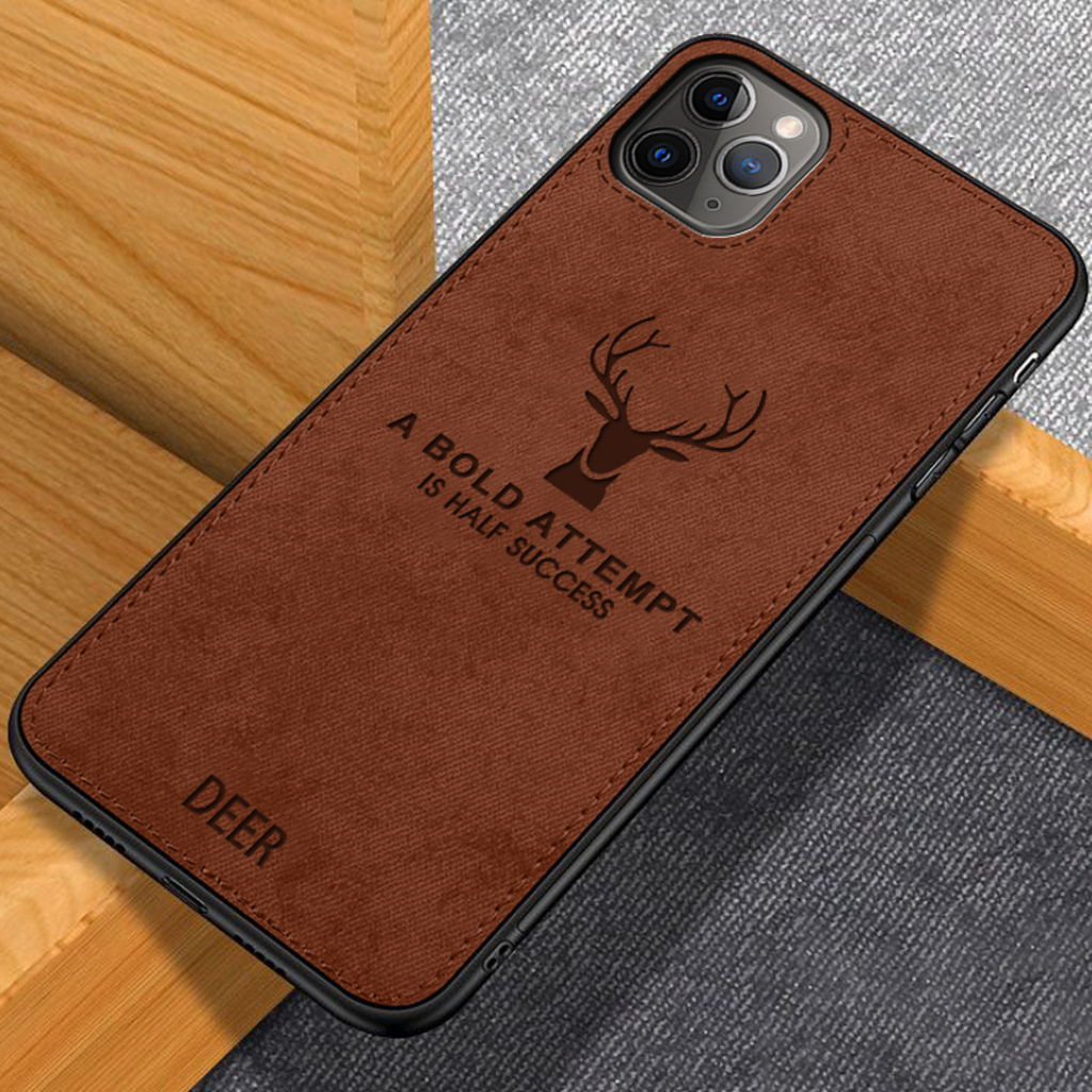 iPhone Series Deer Pattern Inspirational Soft Case