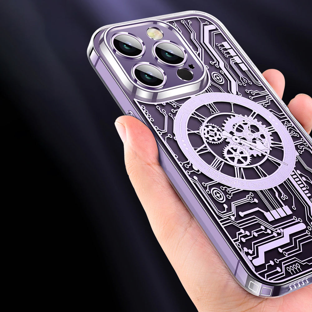 iPhone 14 MagSafe Edition Mecha Transparent Case