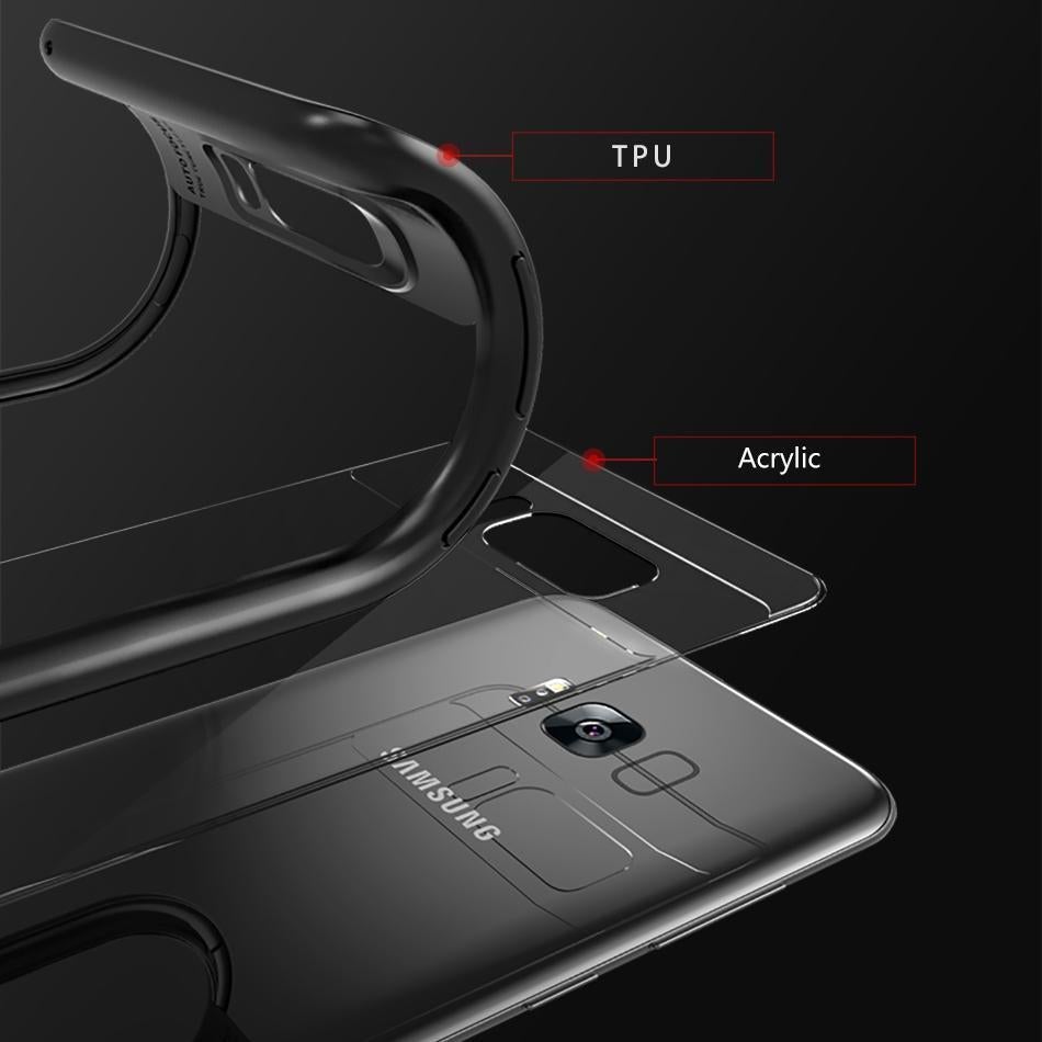 Galaxy S8 Transparent Slim Shockproof Case