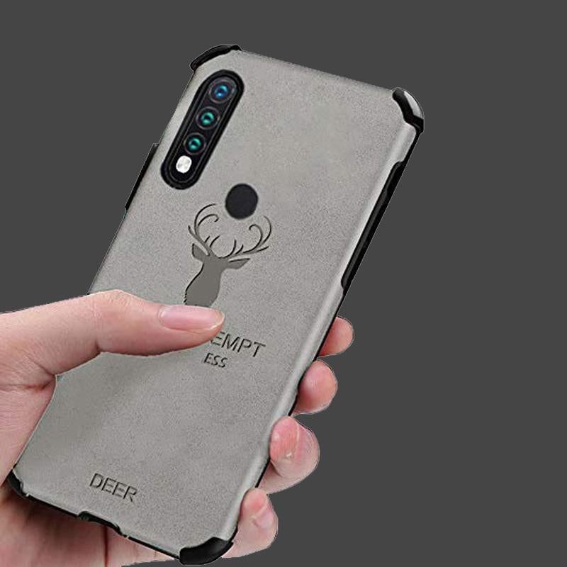 Galaxy A70 Shockproof Deer Leather Texture Case