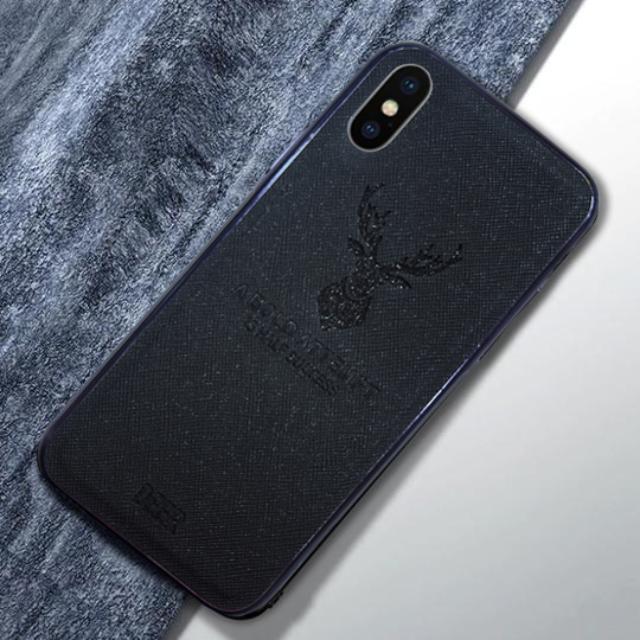 iPhone XS Max Sparkling Deer Pattern Soft Edge Case