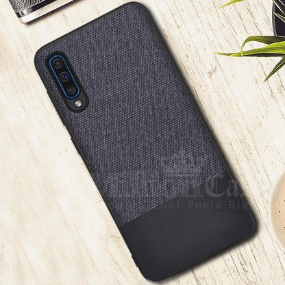 Galaxy A70 Two-tone Leather Textured Matte Case