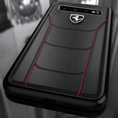Galaxy Note 8 ® Ferrari  Genuine Leather Crafted Limited Edition Case