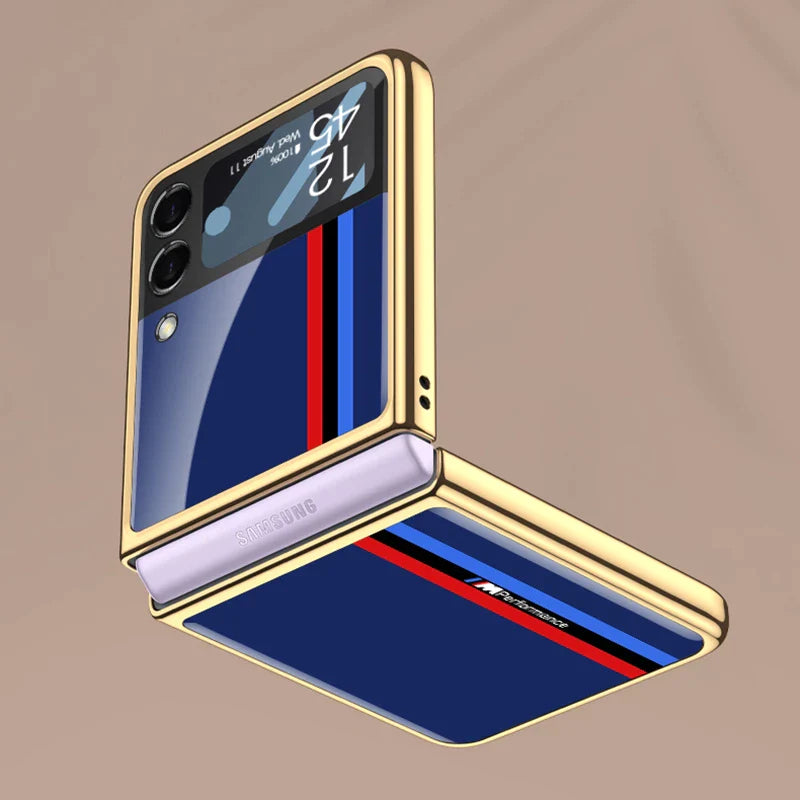 Galaxy Z Flip4 Motorsports Glass Case