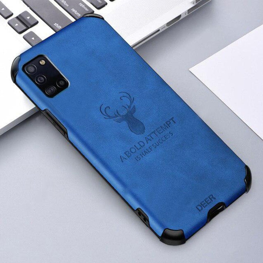 Galaxy A31 Shockproof Deer Leather Texture Case
