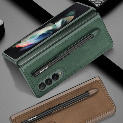 Galaxy Z Fold3 S-Pen Holder Leather Case
