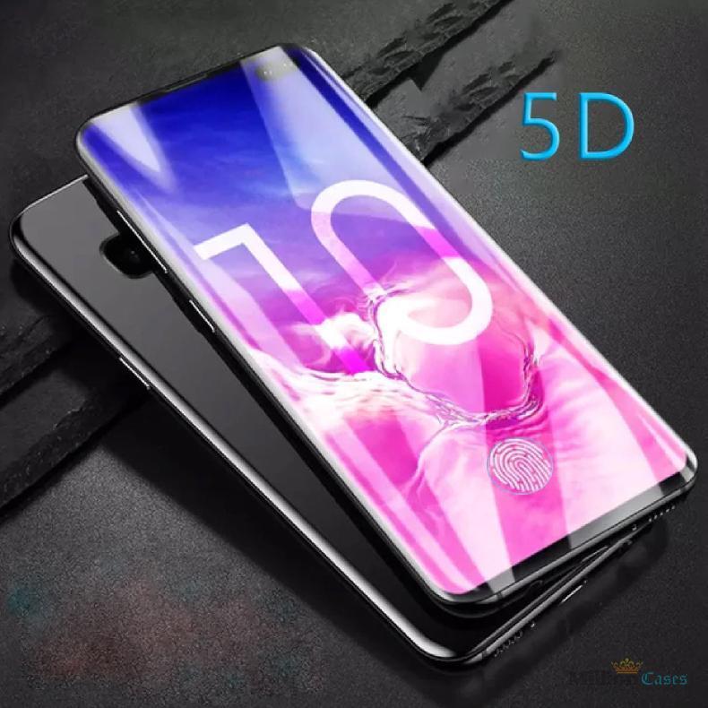 Galaxy S10 5D Tempered Glass Screen Protector [With In-Display Fingerprint Sensor]