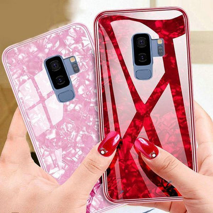 Galaxy S9 Plus Dream Shell Textured Marble Case