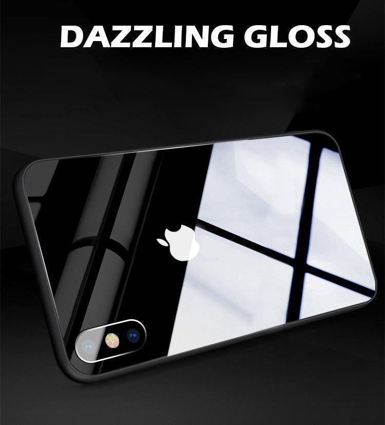 iPhone XS Max Soft TPU Edge Glossy Back Case