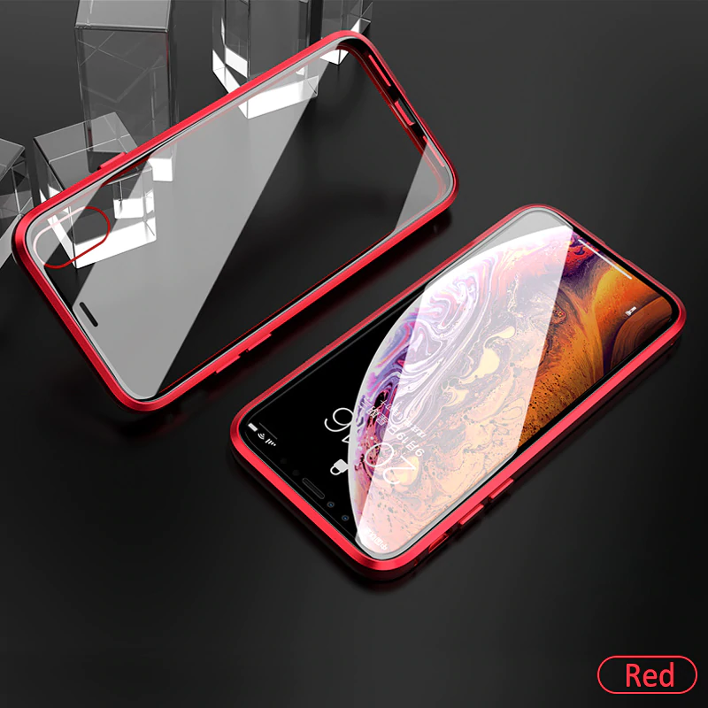 iPhone 12 & 13 Series (Front+Back) Magnetic Glass Case