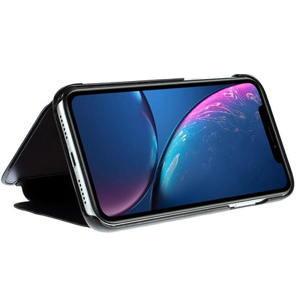 Galaxy S20 Ultra (2 in 1 Combo) Mirror Clear Flip Case + Earphones [Non Sensor]