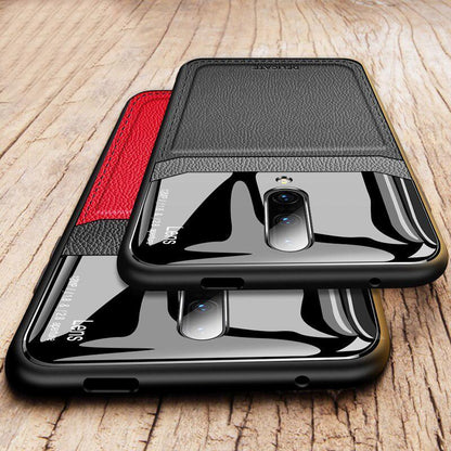 OnePlus 8 Sleek Slim Leather Glass Case