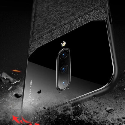 OnePlus 8 Sleek Slim Leather Glass Case