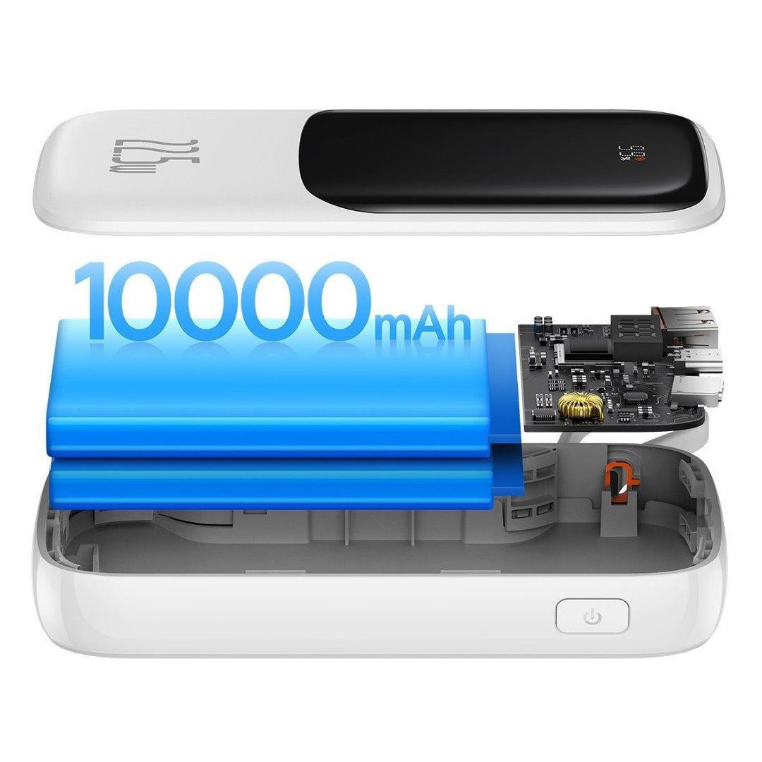 Qpow™ 10000mAh Power Bank with Lightning Cable