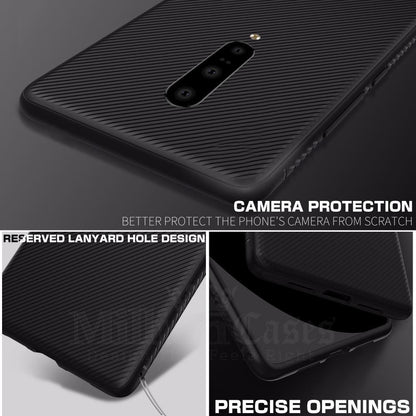 OnePlus 7 Pro Twill Design Shockproof TPU Case