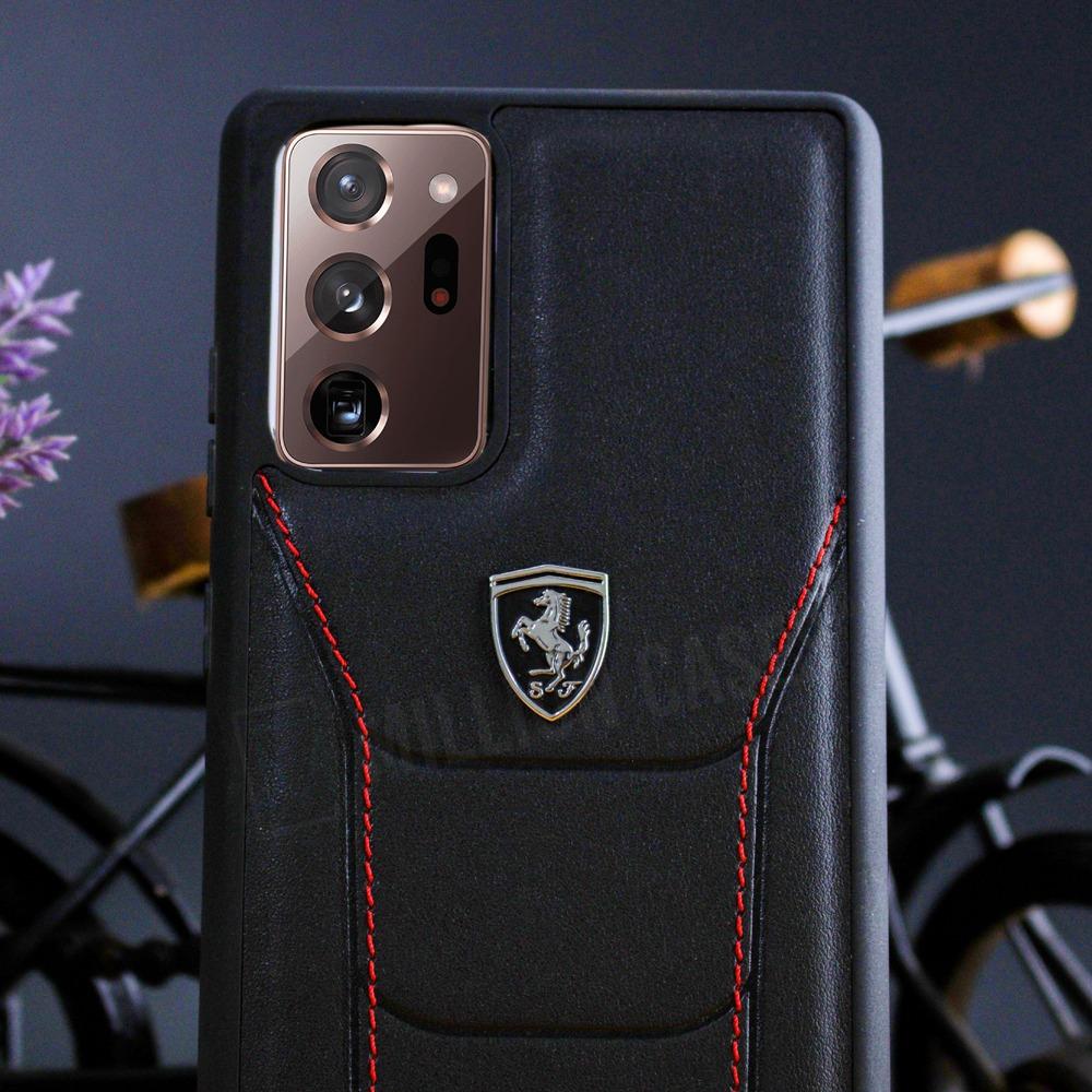 Galaxy Note 8 ® Ferrari  Genuine Leather Crafted Limited Edition Case