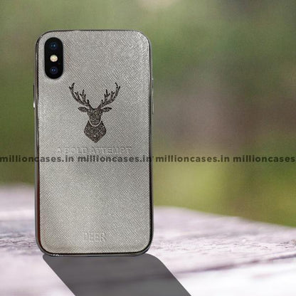 iPhone XS Max Sparkling Deer Pattern Soft Edge Case