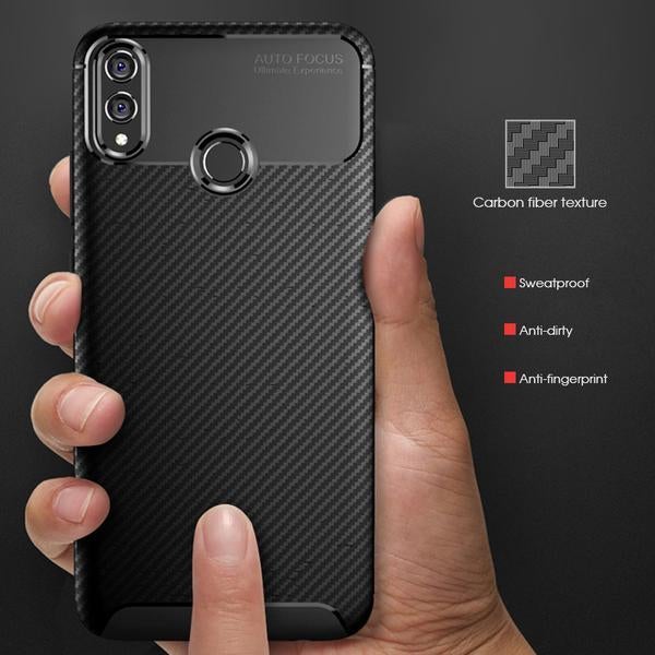 Galaxy A30 Frosted Carbon Fiber Shockproof Soft Case