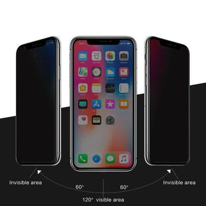 Baseus ® iPhone XS Max Privacy Tempered Glass [ Anti- Spy Glass]