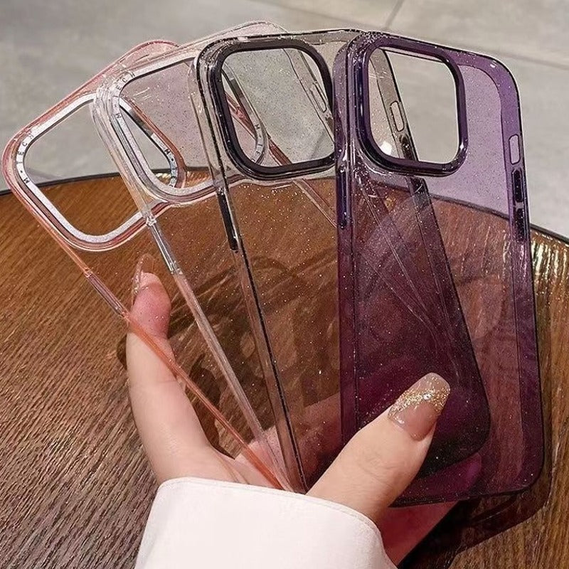 iPhone Series Luxury Bling Transparent Case