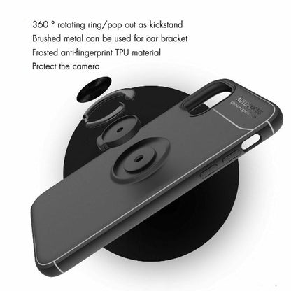 iPhone 12/12 Pro - Ring Holder Matte Case With Tempered Glass