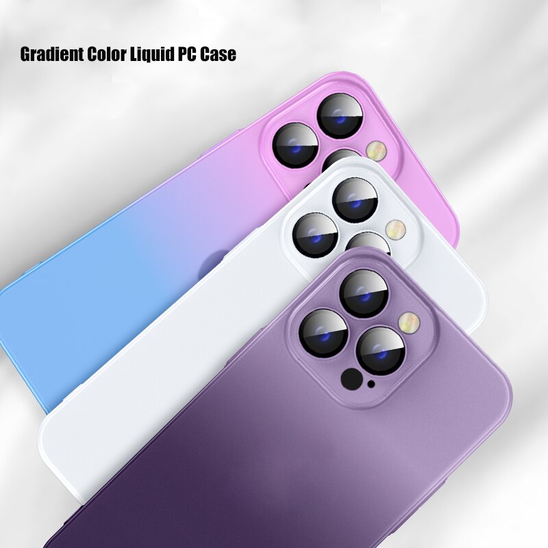 iPhone 14 Pro Max Frosted Matte Gradient Back Case