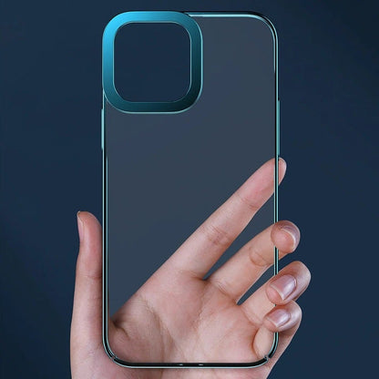 iPhone 13 Series Transparent Glitter Edge Bumper Case