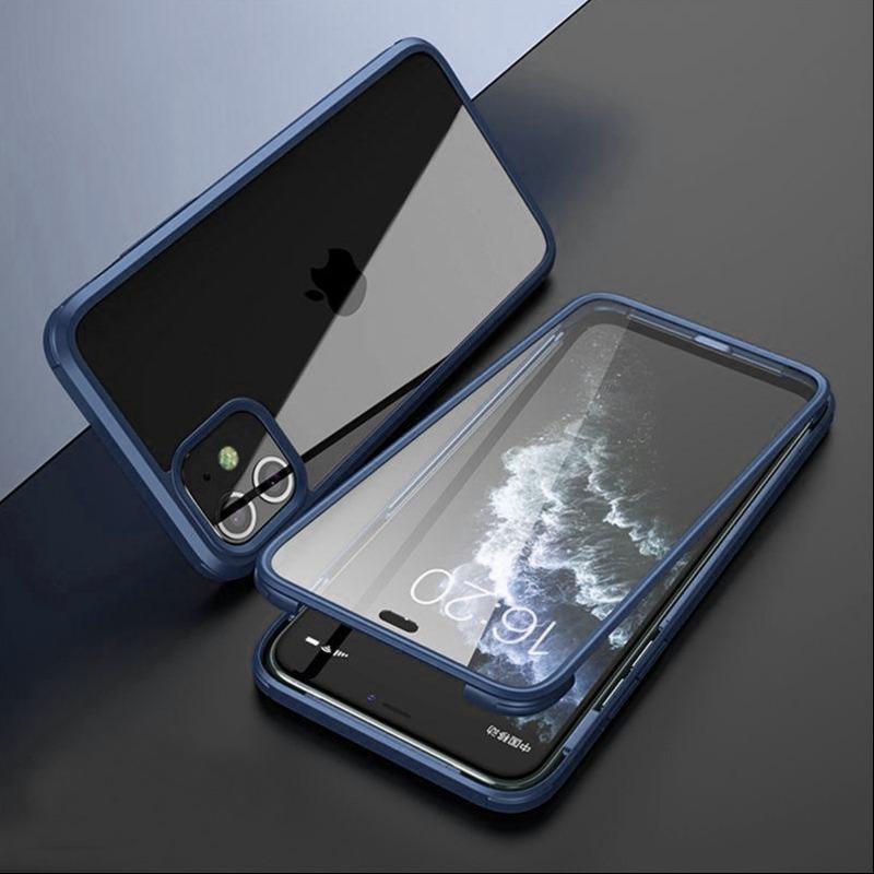 iPhone Series (Front+Back) Magnetic Glass Case