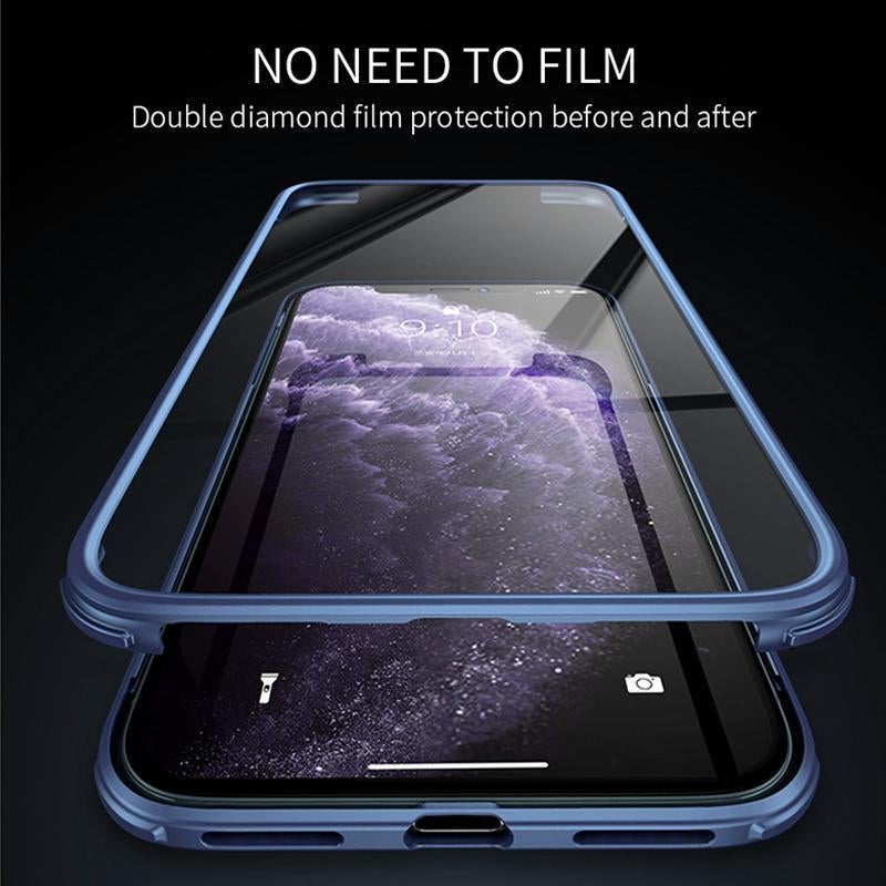 iPhone 12 (Front+Back) Hybrid Design Fiber Case