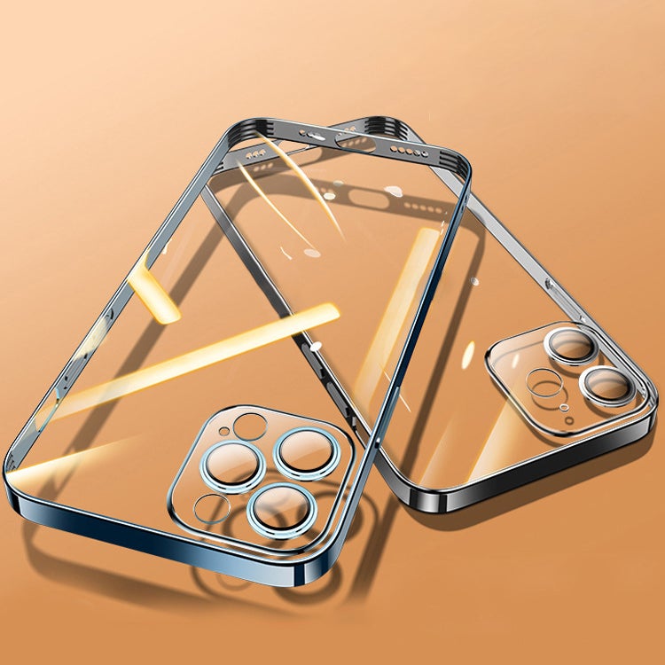 iPhone 13 Mini Transparent Plating Camera Protection Case