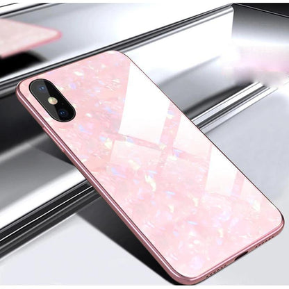 iPhone XS Max Dream Shell Series Textured Marble Case