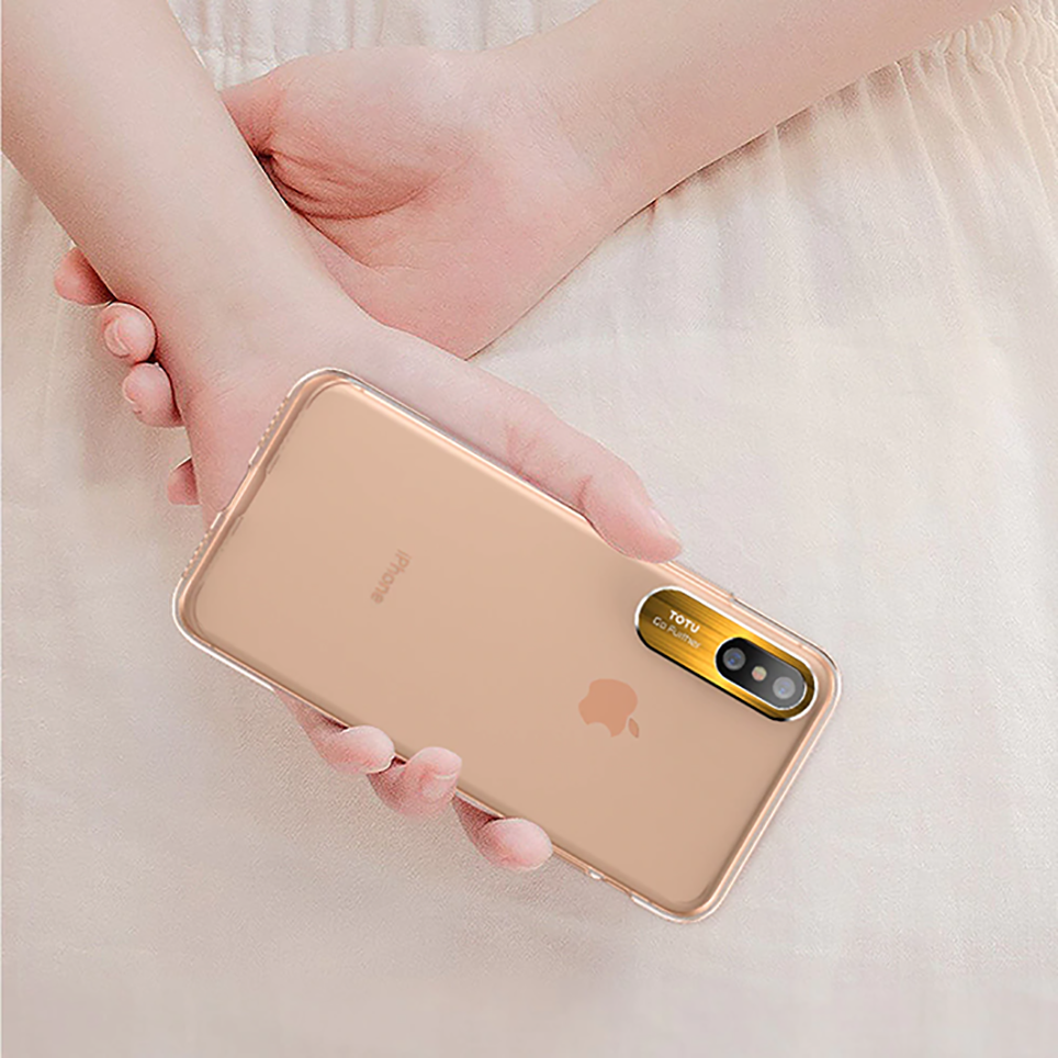 TOTU ® iPhone X Clear Camera Protective Case