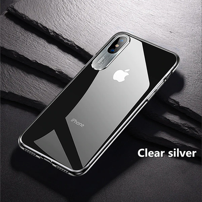 TOTU ® iPhone XS Clear Camera Protective Case