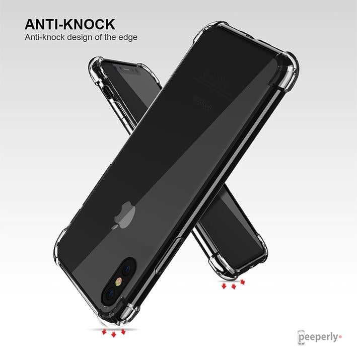 MK ® iPhone XS King Kong Anti Shock TPU Transparent Case