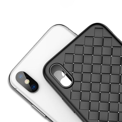 iPhone X Ultra-thin Grid Weaving Case