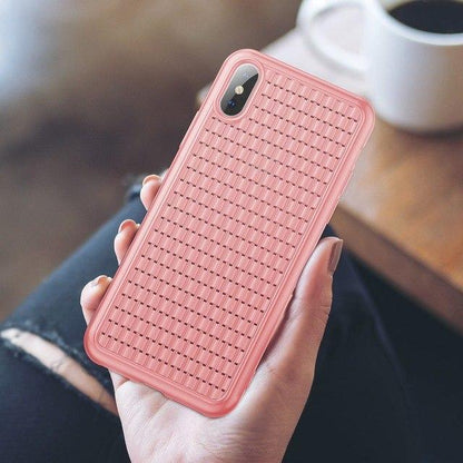 Baseus ® iPhone XS Max Knitted Breathing Soft Case