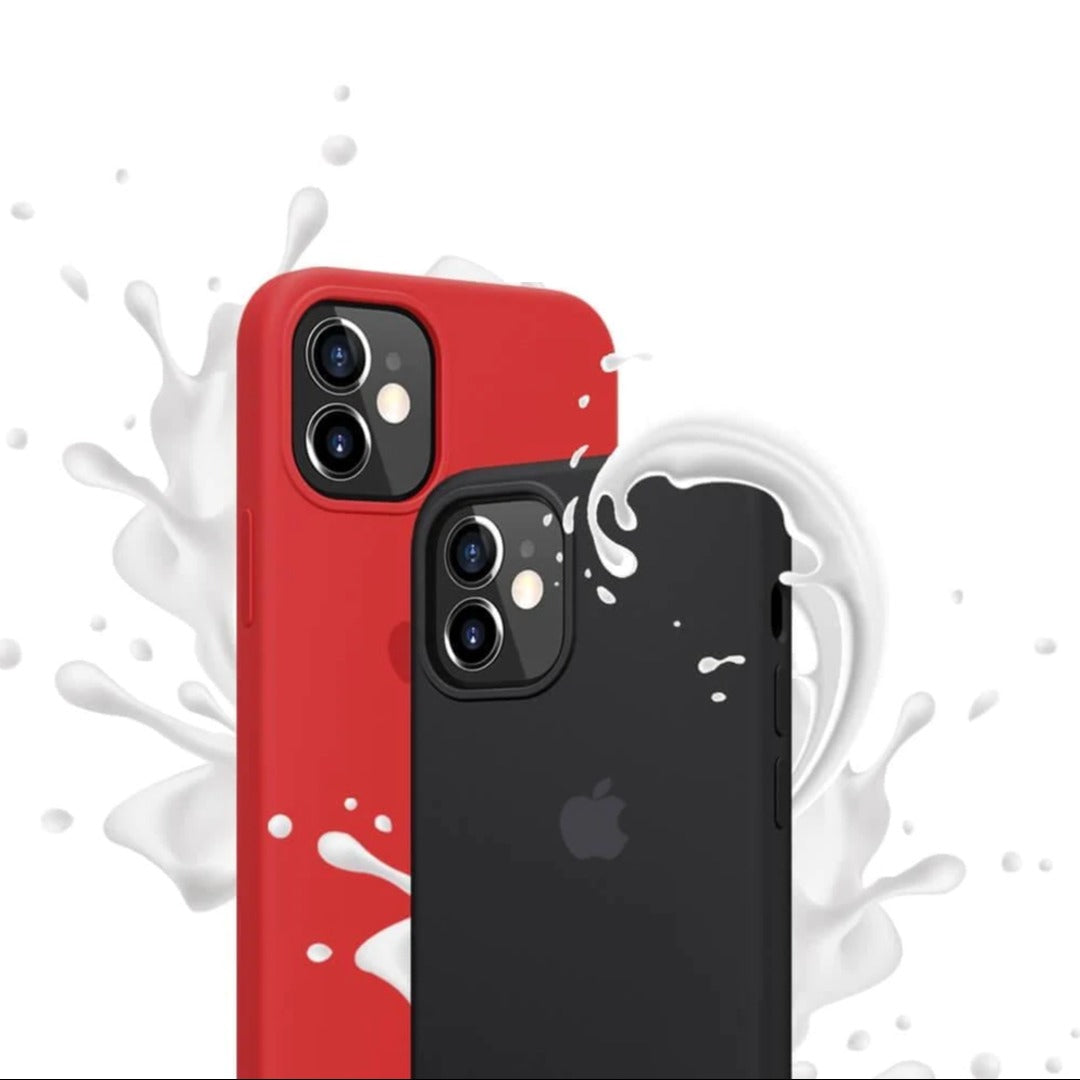 iPhone Series Liquid Silicone Logo Case