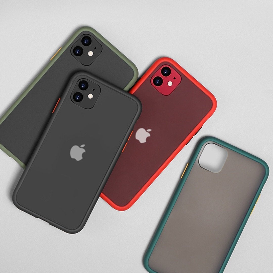 iPhone 12 Series Luxury Shockproof Matte Finish Case
