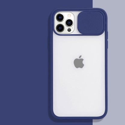 iPhone 12 Pro Max Camera Lens Slide Protection Matte Case