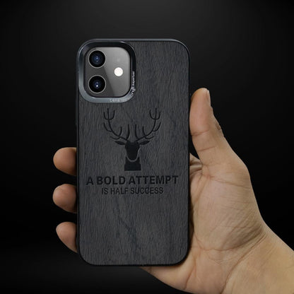 iPhone 12 Series Deer Pattern Inspirational Soft Case