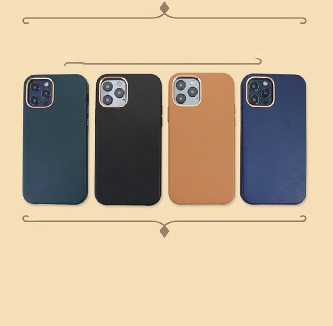 iPhone 13 Pro Luxury Genuine Leather Case