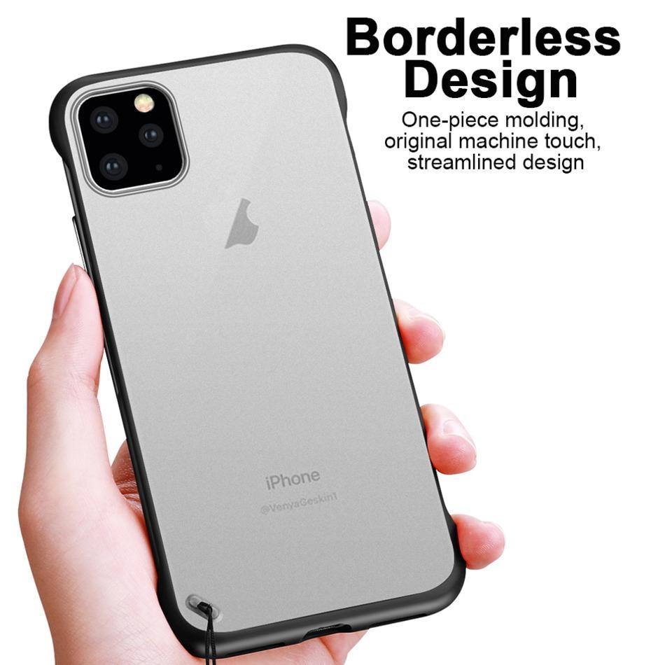 iPhone 11 Luxury Frameless Transparent Case