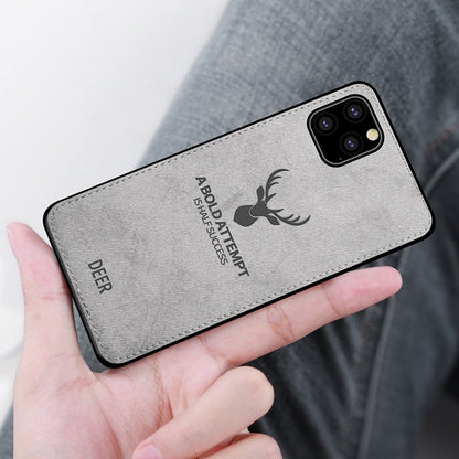 iPhone 11 Pro Max (3 in 1 Combo) Deer Case + Tempered Glass + Earphones