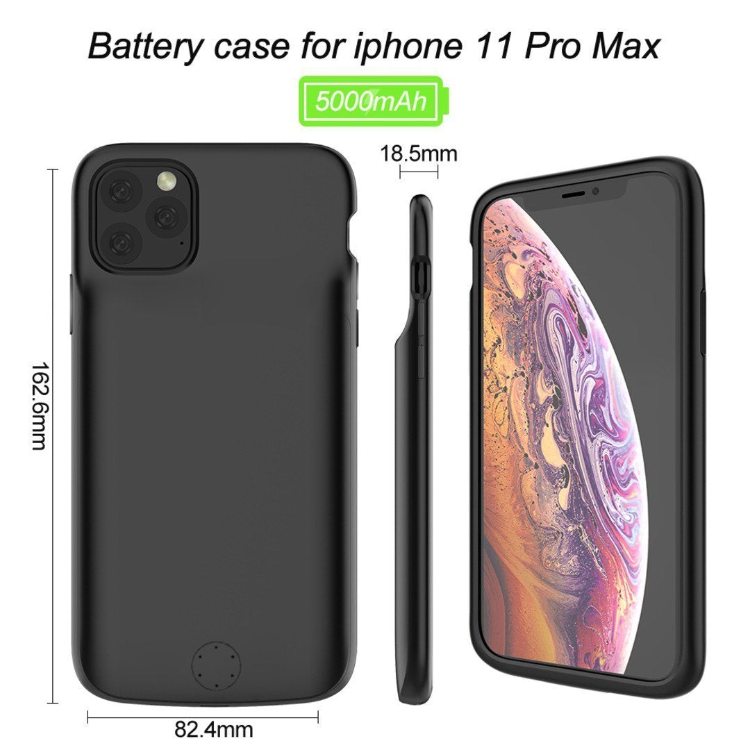 JLW ® iPhone 11 Pro Portable 5000 mAh Battery Shell Case