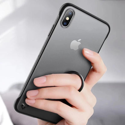 iPhone X Luxury Frameless Transparent Case