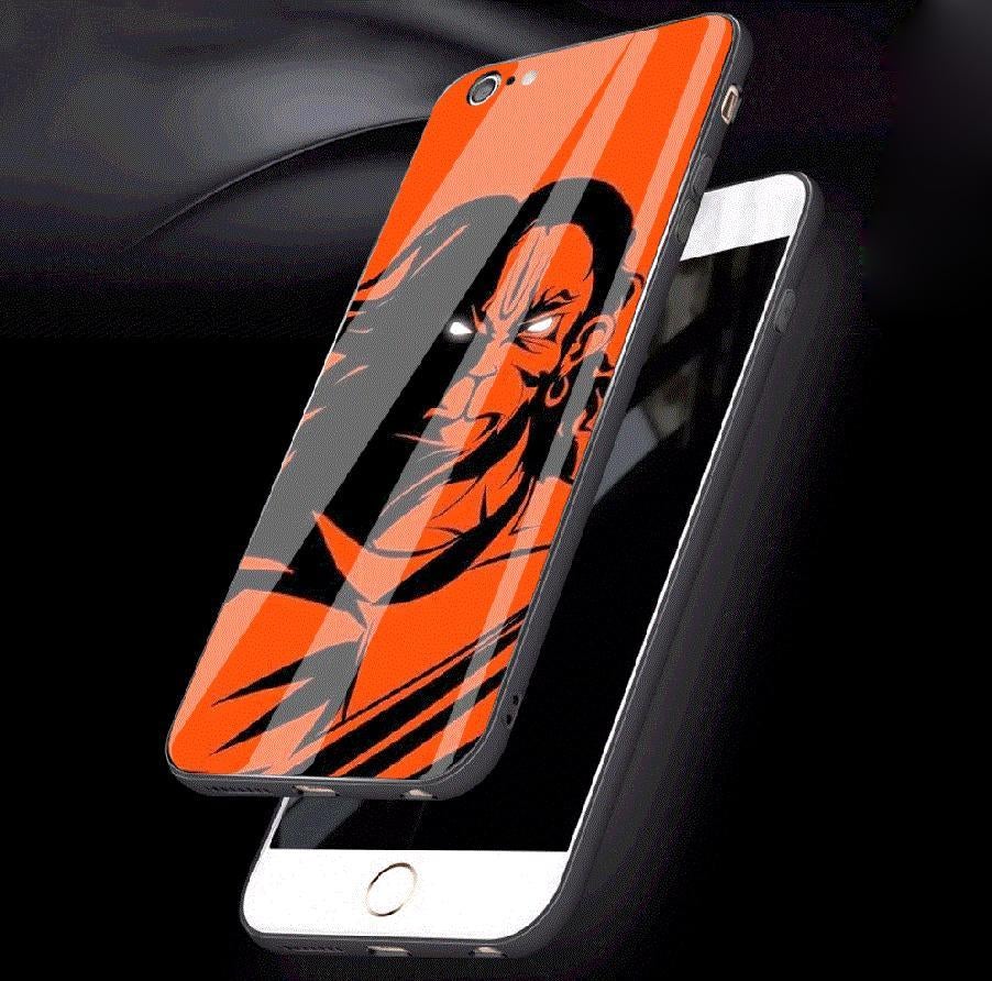 iPhone XS Max Lord Hanuman LED Laser Eyes Illuminated 3D Case