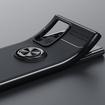 Galaxy S22 Series Metallic Finger Ring Holder Matte Case