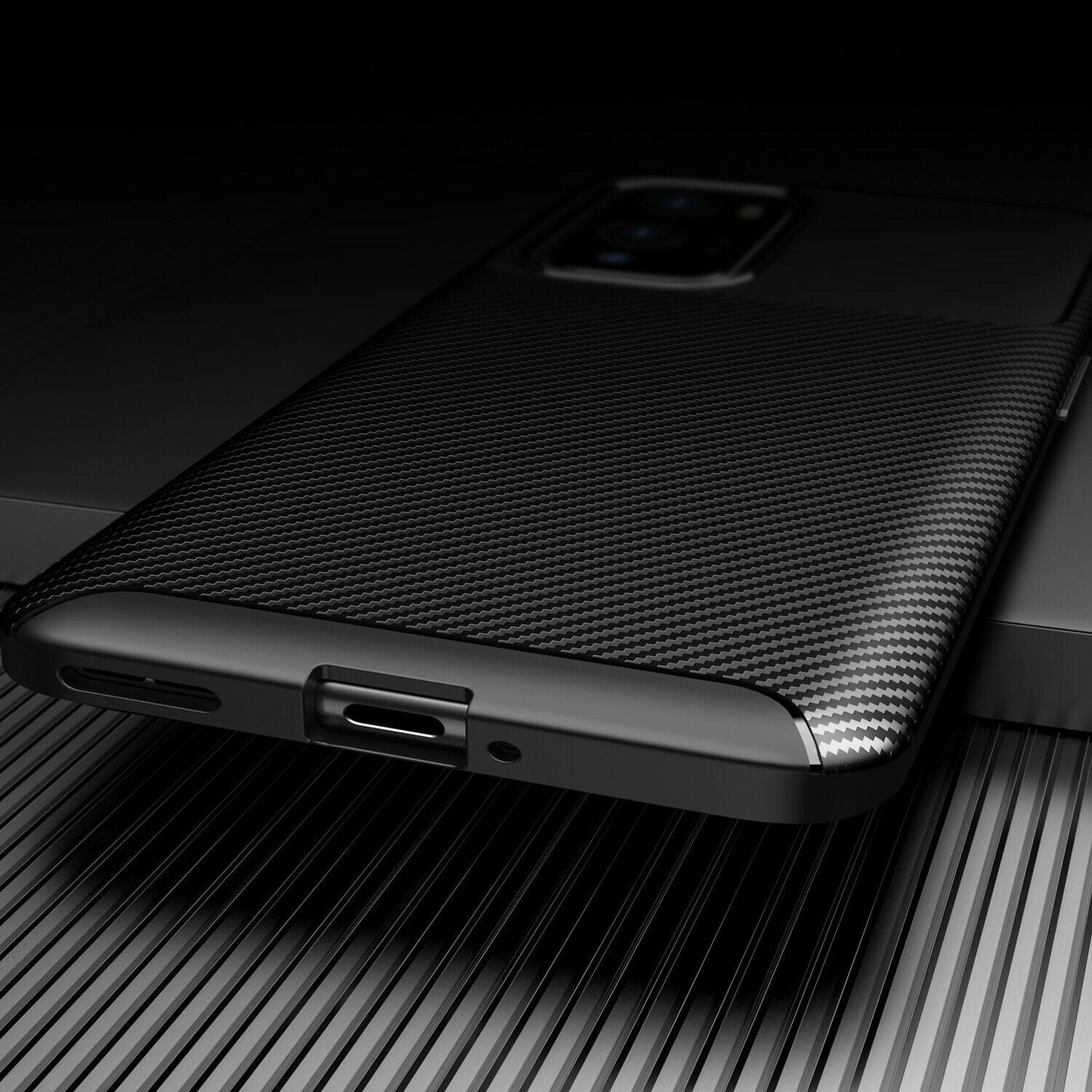 OnePlus 9 Frosted Carbon Fiber Shockproof Soft Case
