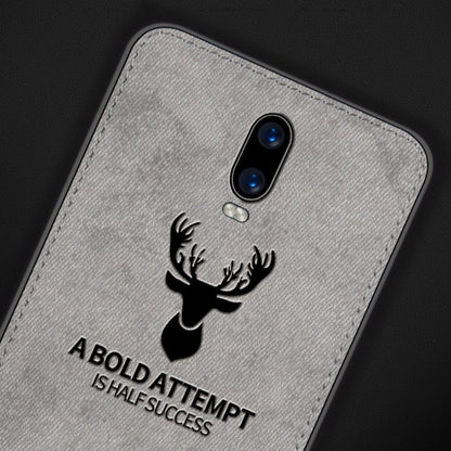 OnePlus 7 (3 in 1 Combo) Deer Case + Tempered Glass + Earphones