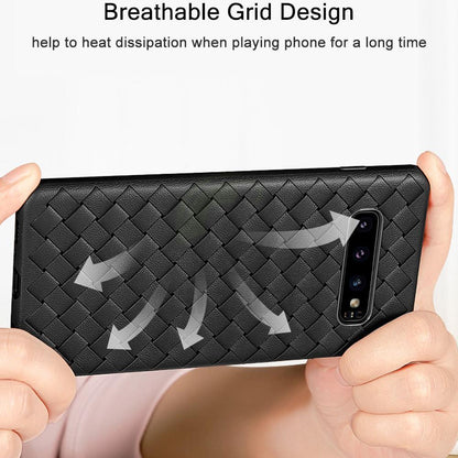 Henks ® Galaxy S10 Ultra-thin Grid Weaving Case